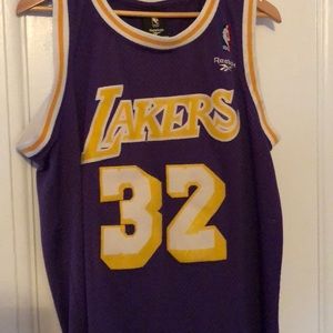 Stitches Throwback Magic Johnson Lakers Jersey.